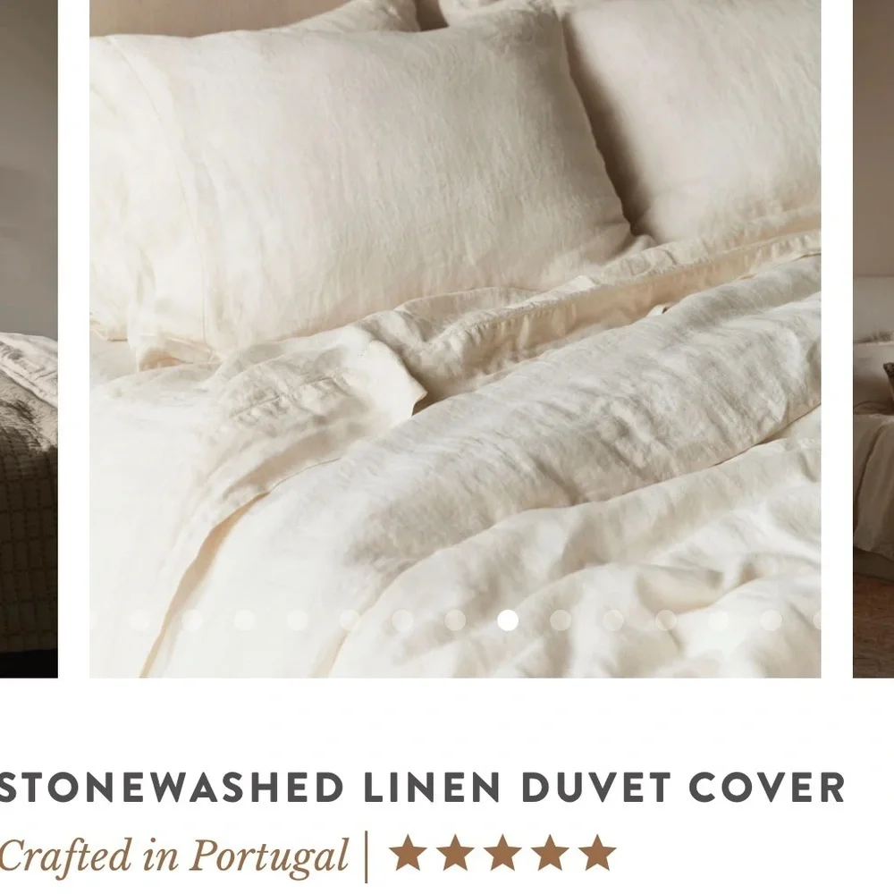 🆕The Citizenry Stonewashed
Linen Duvet Cover QUEEN
Ivory NWT - Picture 2 of 7